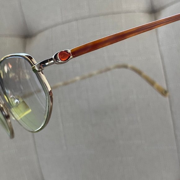 Coach Women Eyeglasses Frame KARLA 202 SAND 53[]18 135 Gold Tone Glasses - Picture 6 of 12